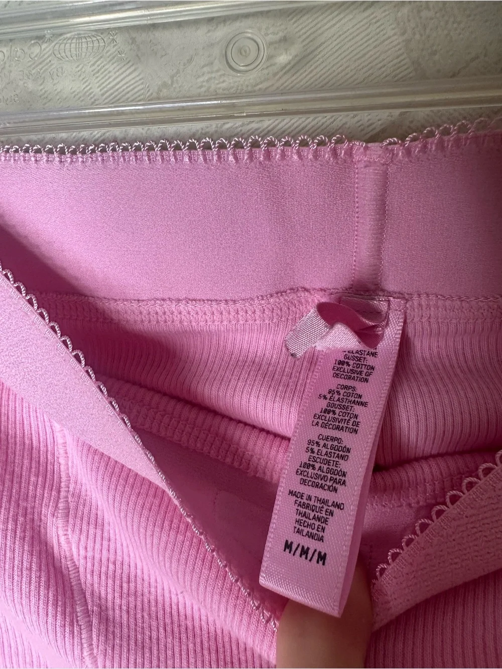 🔥 SLIMS Cotton Ribbed Boyfriend Boxers In Bubblegum Pink RARE Size Medium